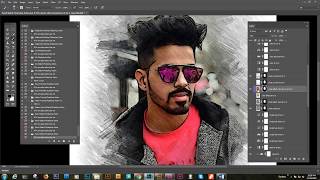 Pencil Sketch Photoshop Action screenshot 1