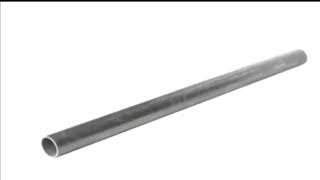 Metal pipe falling down sound effect but reversed