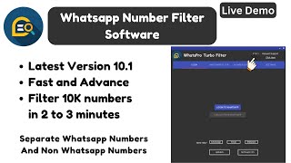 WhatsApp Number Filter Software | High-Speed WhatsApp Filter | Separate whatsapp numbers | screenshot 2