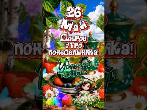 С добрым утром понедельника, мои хорошие!💞☕️🍒#26 #май #доброеутро #популярное #рекомендации