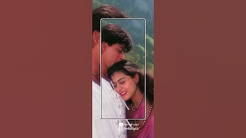 Dilwale Dulhania Le Jayenge🤩 Tujhe Dekha Toh🤗4k Status🥰ShahRukh Khan, Kajol | Lata, Kumar Sanu |