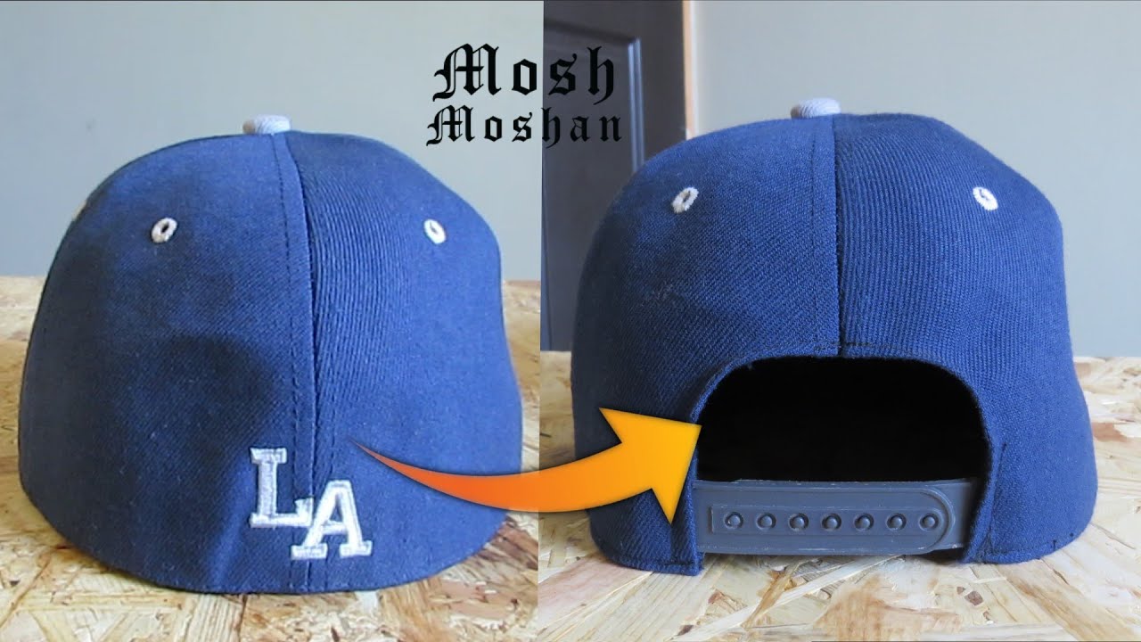 Convirtiendo una Fitted Cap a una SnapBack // Mosh Moshan