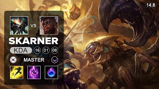 Skarner vs K'Sante Top - KR Master - Patch 14.8 Season 14