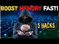 Boost Your Memory Power FAST ⚡ | 5 Science-Backed Hacks