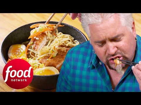 guy-tries-out-a-katsu-curry-ramen-made-by-an-optometrist-|-diners,-drive-ins-&-dives