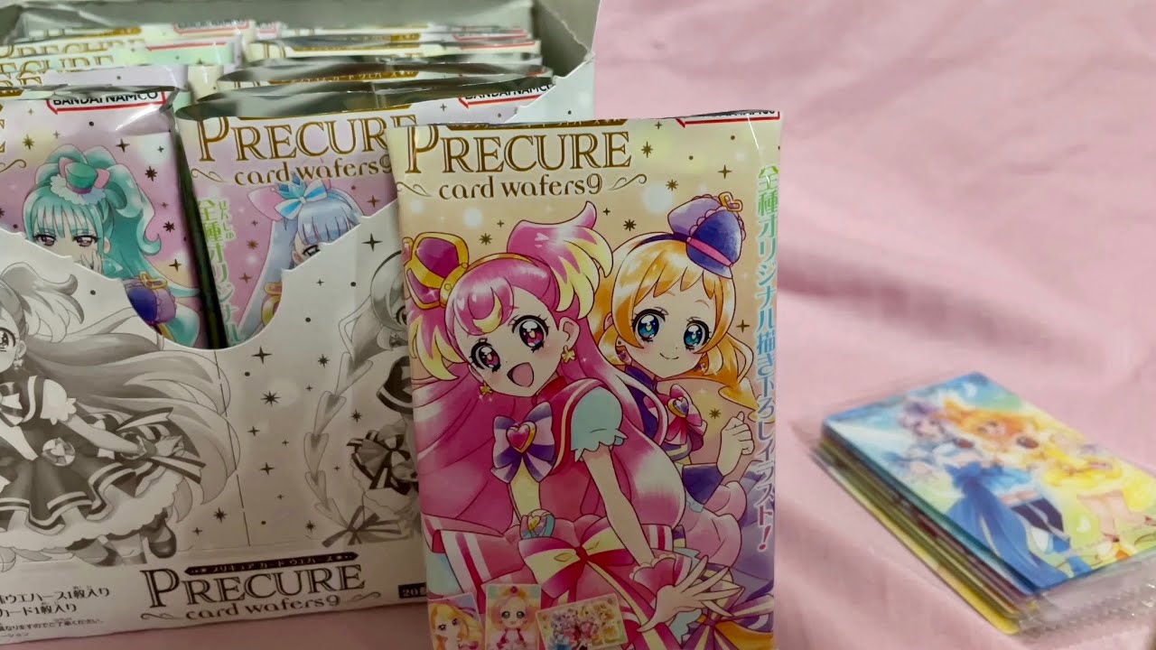 【再演】プリキュアカードウエハース9を8箱開封しました〜☆【お菓子】
