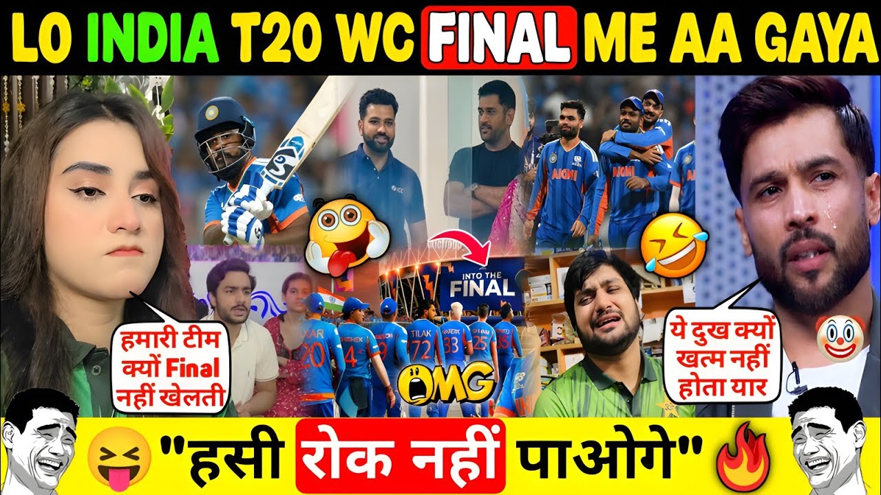 😂 Pak Media Crying After India Into T20 World Cup 2026 Final 🔥 Mohammad Amir 🤣 Sanju 89