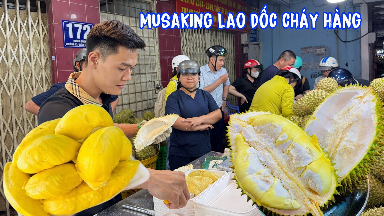 🟢Sầu riêng Musaking rẻ bèo nhèo cháy hàng liên tục tại Phương Trang