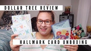 Dollar Tree Hallmark Cards?! // Expressions from Hallmark & Heartline a Hallmark Company Card Review