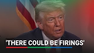 Trump Says Firings, Project Cuts Possible If Shutdown Continues Abs-Cbn News