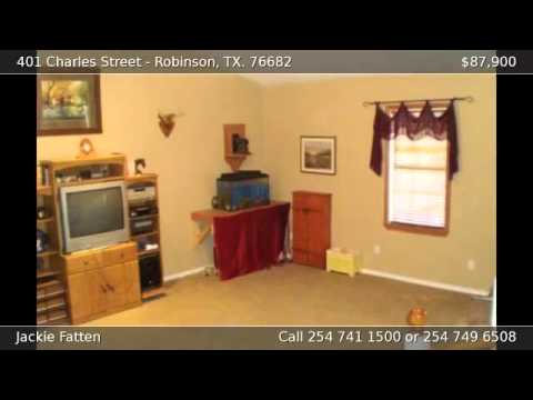 401 Charles Street, Robinson, TX home video tour