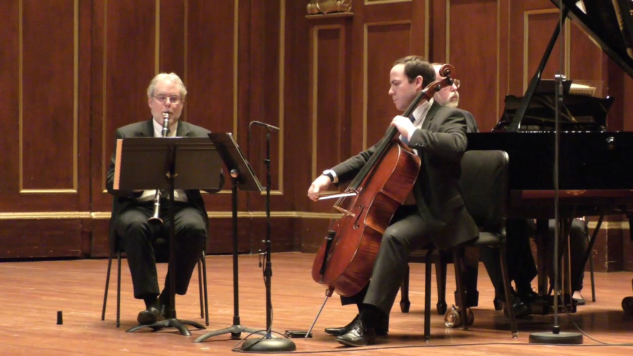 I. Allegro Trio in A minor for cello, and piano, Opus 114