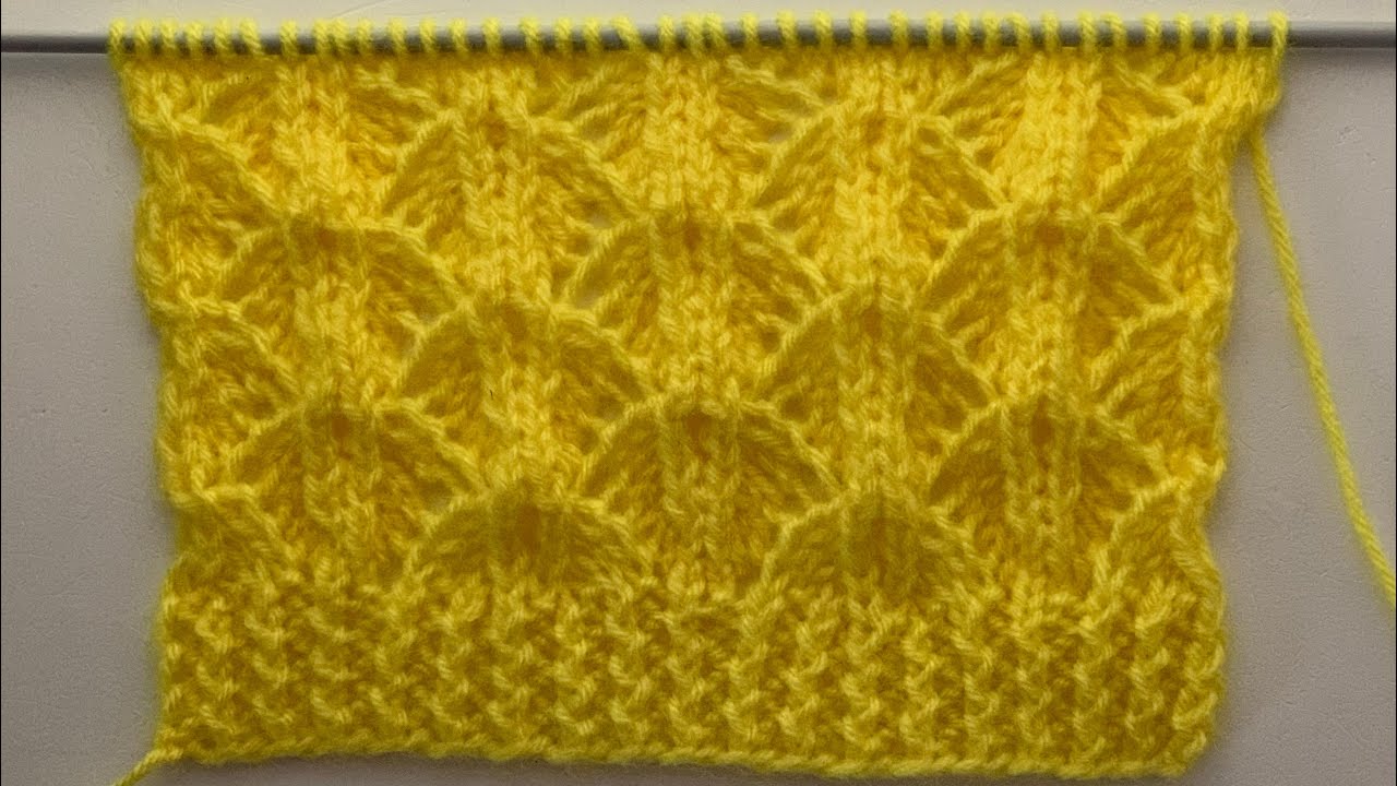 Knitting Stitch Pattern For Cardigan/Jacket Design - YouTube