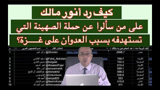 كيف رد أنور مالك على من سألوا عن حملة الصهينـــــــة التي تستهدفه بسبب العدوان على غـــــزة؟