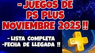 Todos Los Juegos De Ps Plus Noviembre Lista Completa Y Fecha De Llagada Ps5 Ps4 Playstation Plus