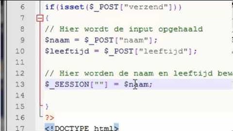 B3PHP Kennismaken met sessies