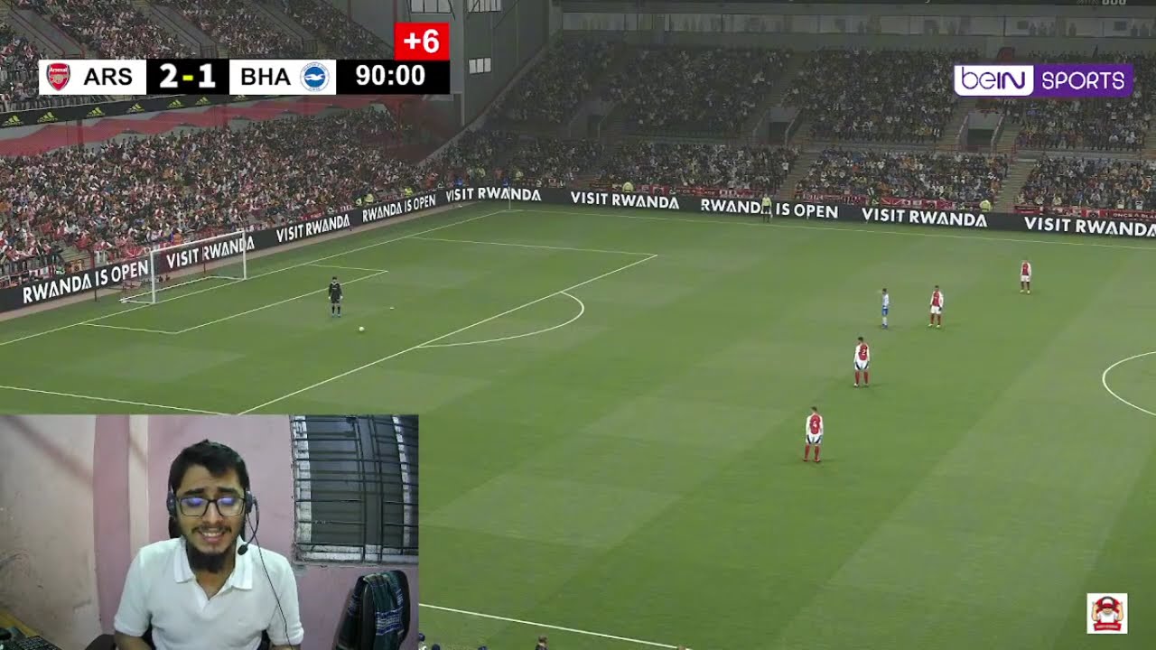 Arsenal vs Brighton | English Premier League 2025 | Epl Live Stream | PES 21 Simulation Game