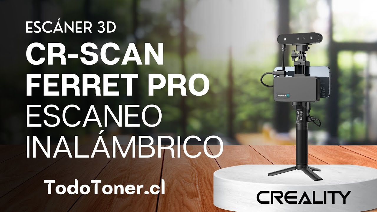 CREALITY SCAN FERRET PRO | Escaneo Inalámbrico de Alta Resolución