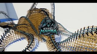 Steel Mamba, Wooden Hybrid Roller Coaster. Planco 2