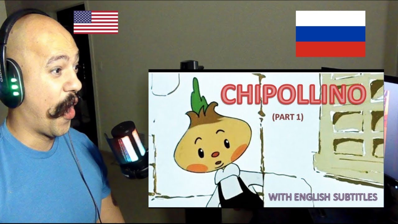 American Reacts To USSR Cartoon | Chipollino  adventures of the onion boy 🧅 PART 1 English subtitles