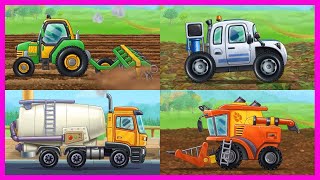 Trucks For Kids | Farm Equipment | Learning videos