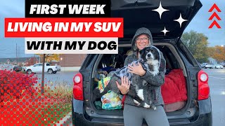 First Week Living In My SUV With My Dog! 🚙🐶🙋🏼‍♀️