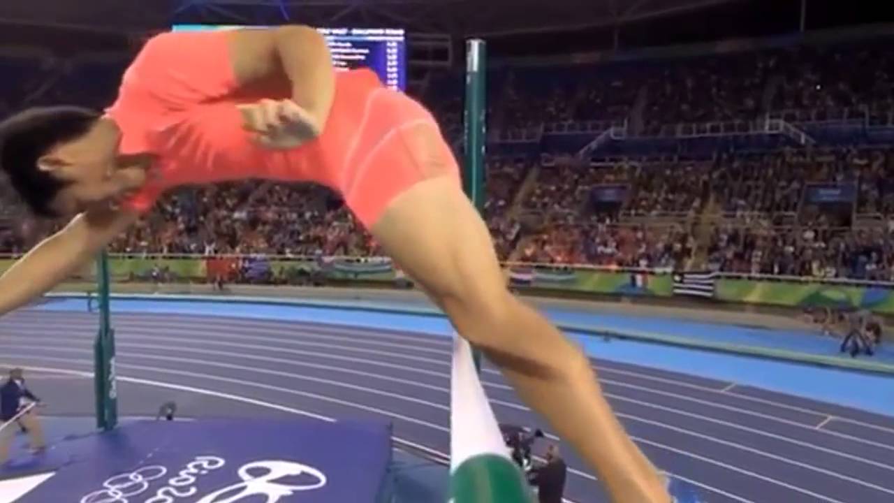 Long jump dick exposed