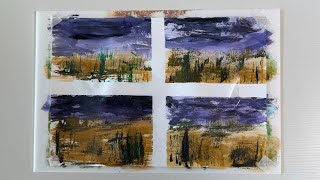 Abstract Landscape Painting – Adding Final Details 