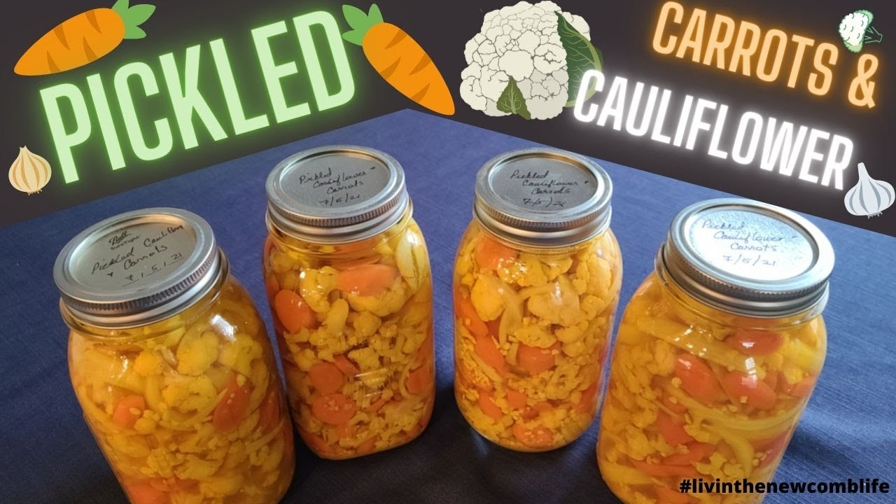 PICKLED CAULIFLOWER AND CARROTS 33 YouTube