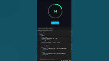 Animated Circular Countdown Timer JS CSS with Sound. #countdowntimer #javascriptproject #htmlcssjs