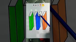 How Is This Possible  4 Or 3 shortsfeed opticalillussion ytshorts