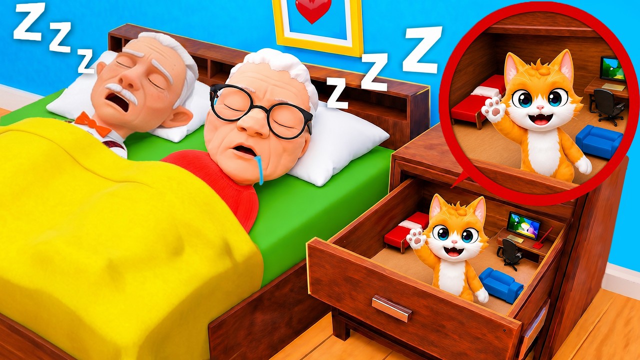 Construyendo una Base para Espiar a la ABUELA! (I Am Cat VR)
