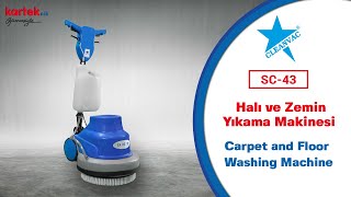 CLEANVAC SC 42 CARPET WASHING AND FLOOR POLISHING MACHINE video 2