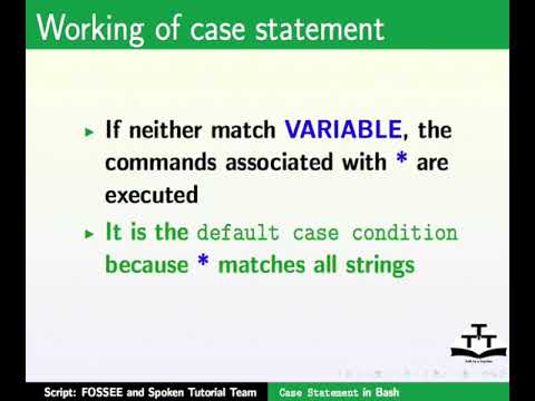 Case statement - Telugu