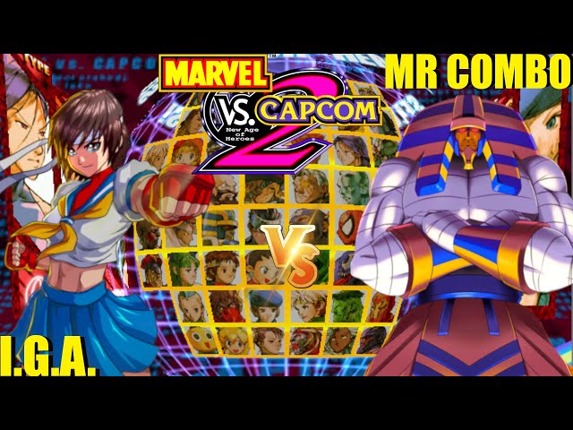 Marvel vs Capcom 2: MR COMBO vs I.G.A. - YouTube