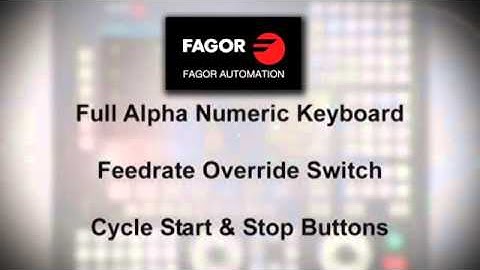 Fagor 8055i MC Training DVD   Overview 1 of 10 SD