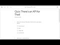 There's an API for That