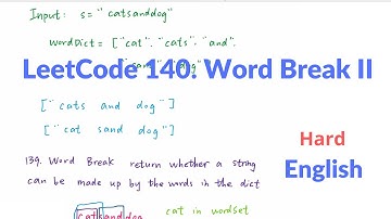 [English] LeetCode 140. Word Break II