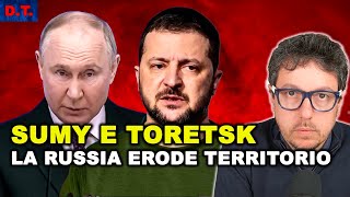 LA RUSSIA CONTINUA AD ERODERE TERRITORIO UCRAINO