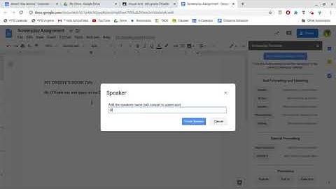 Screenplay Formatter Google Doc Add-On Tutorial 7HS