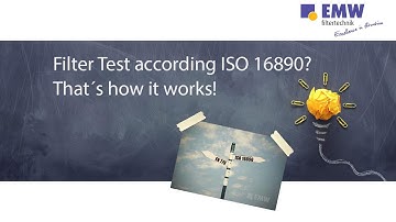 Filter Test according ISO 16890