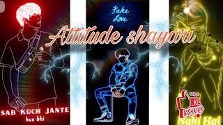 😈 "Top Attitude Shayari 😎 | boys attitude sayari 💥 | official sayar | #motivation #hindishayari screenshot 4