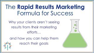 The Rapid Results Marketing Formula for Success