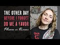 The other day, Before I forget, Do me a favor in Russian | Phrases in Russian
