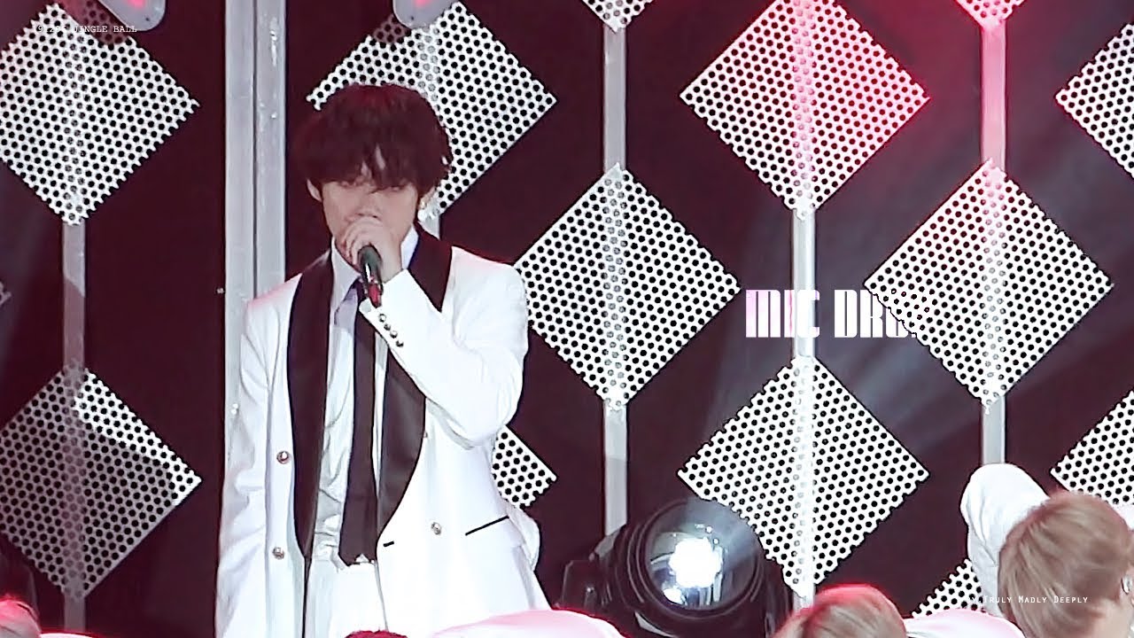 191206 JIGLE BALL - MIC Drop focus of 뷔 태형 김태형 방탄소년단 뷔 ver. 4k