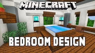 Minecraft Tutorial:   How To Make A Modern Bedroom Design  (Modern House Build Ep. 15)