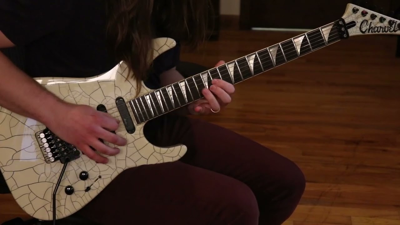 Charvel 650xl Sweep Arpeggio jam - YouTube