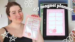 DIY Magnetic Planner Tutorial 🎨 How I make products for my stationery business