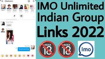 Indian IMO Unlimited Groups in 2022 | Best IMO Group links to join | unlimited IMO group