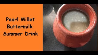 Kambu Koozh Pearl Millet Ermilk Porridge